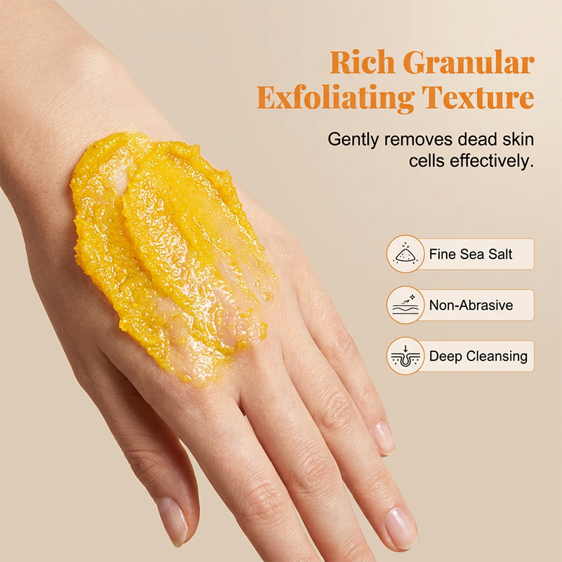 🍊LAST DAY SALE: ONLY ￡9.99!!🎁✨Turmeric Brightening Body Scrub