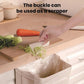 Save Space Instantly! No-Drill Hanging Collapsible Trash Can
