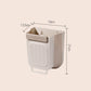 Save Space Instantly! No-Drill Hanging Collapsible Trash Can