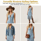 Western Fringe Dress – Flowing Hem & Slim Fit Silhouette