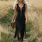Western Fringe Dress – Flowing Hem & Slim Fit Silhouette