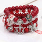 4-Piece Bohemian Beaded Bracelet Set
