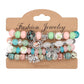 4-Piece Bohemian Beaded Bracelet Set