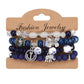 4-Piece Bohemian Beaded Bracelet Set