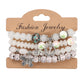 4-Piece Bohemian Beaded Bracelet Set