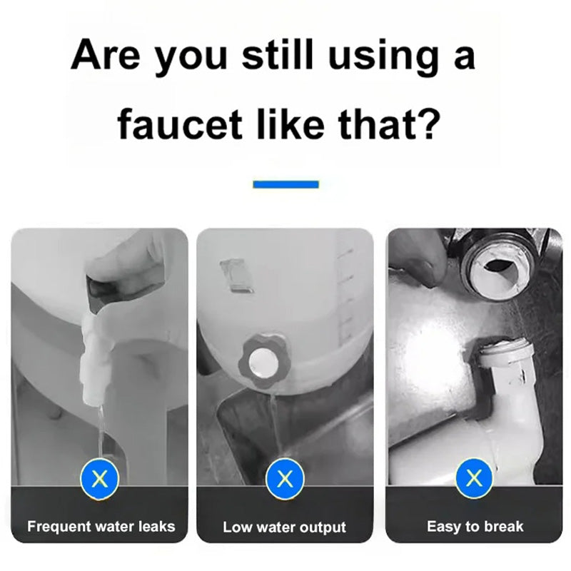Drain Water Tanks Instantly! Leak-Proof Plastic Tank Tap