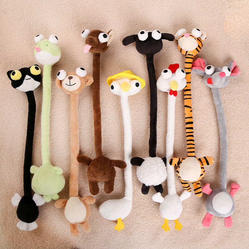 Long Neck Plush Bag Charm – Wrap-Around & Ultra-Soft