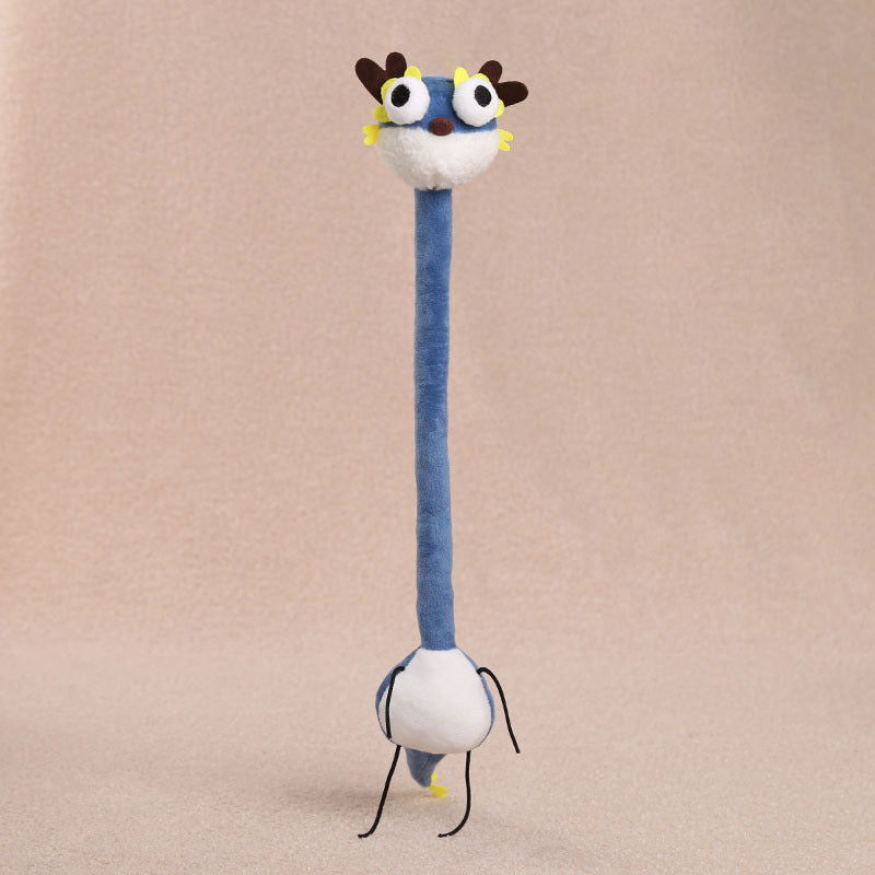 Long Neck Plush Bag Charm – Wrap-Around & Ultra-Soft
