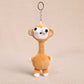 Long Neck Plush Bag Charm – Wrap-Around & Ultra-Soft