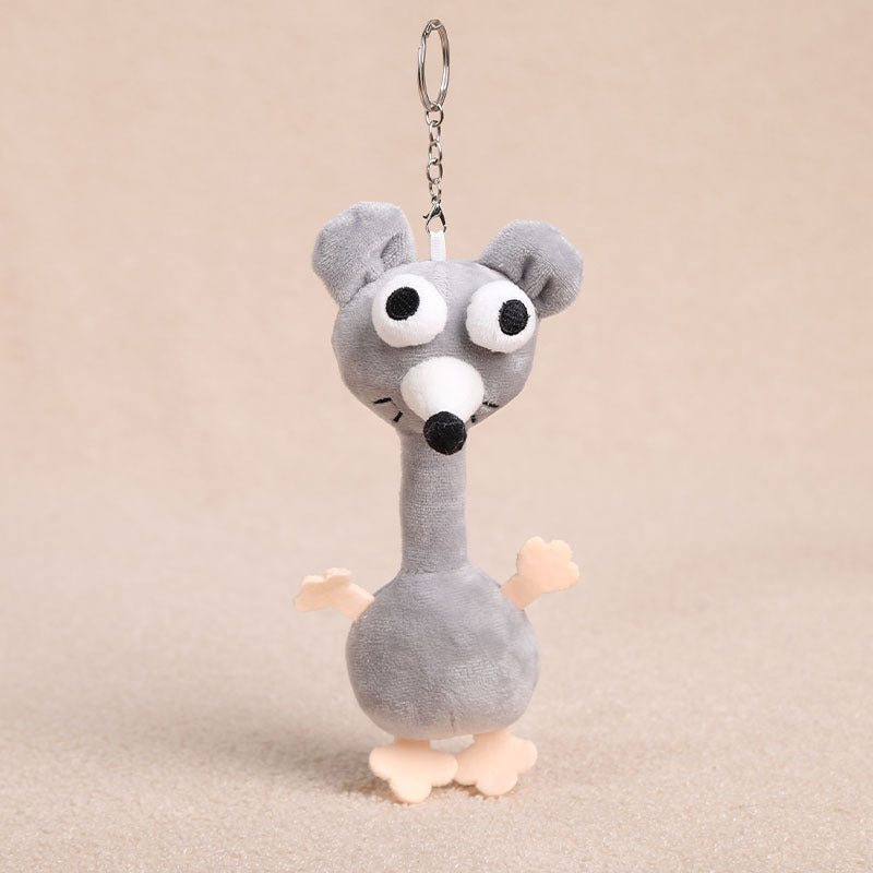 Long Neck Plush Bag Charm – Wrap-Around & Ultra-Soft