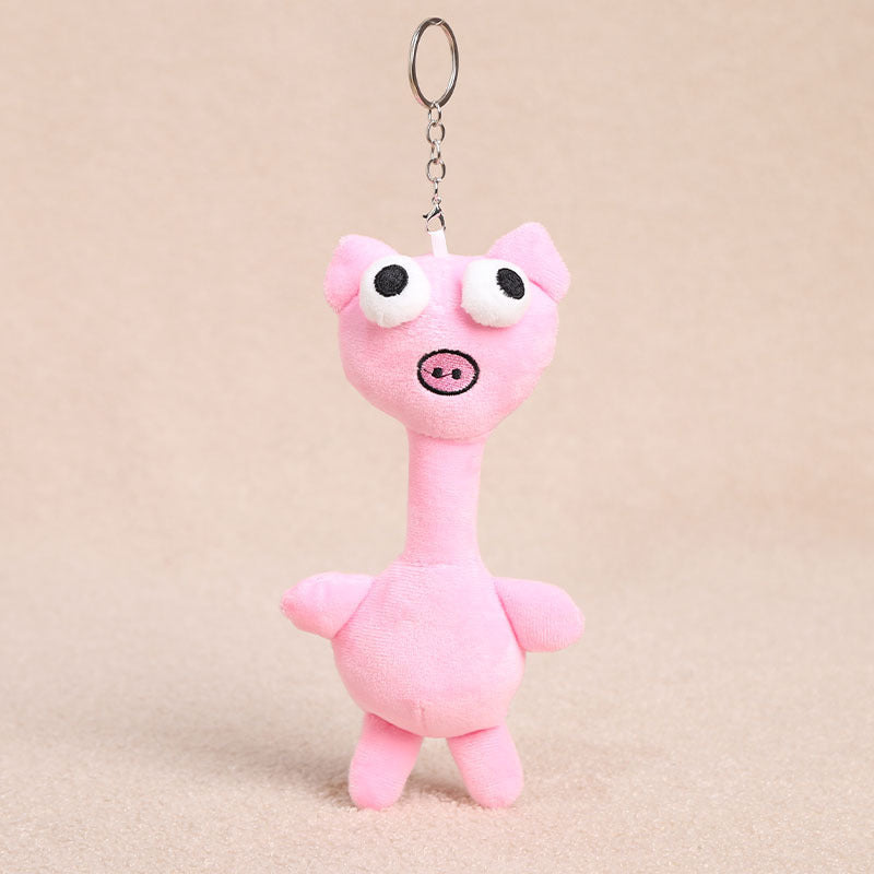 Long Neck Plush Bag Charm – Wrap-Around & Ultra-Soft