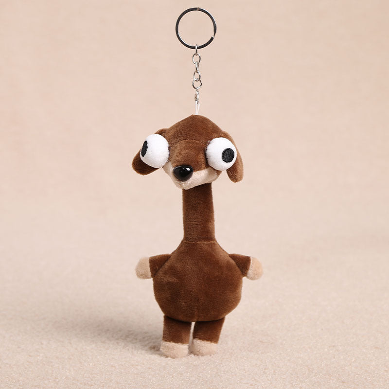 Long Neck Plush Bag Charm – Wrap-Around & Ultra-Soft