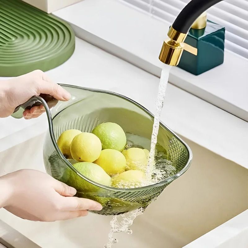 Clear Draining Basket – Quick Drain, No Spills
