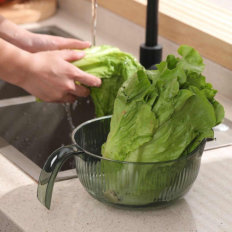 Clear Draining Basket – Quick Drain, No Spills