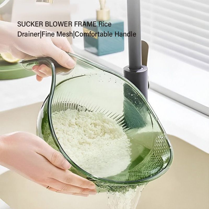 Clear Draining Basket – Quick Drain, No Spills