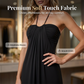 Halter Neck Ruched Maxi Dress & Cardigan Set