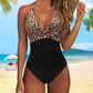 Sexy Backless Halter Swimsuit – Ruched & Flattering Fit