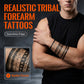 Realistic Tribal Sleeve Tattoo – Waterproof & Painless