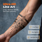 Realistic Tribal Sleeve Tattoo – Waterproof & Painless
