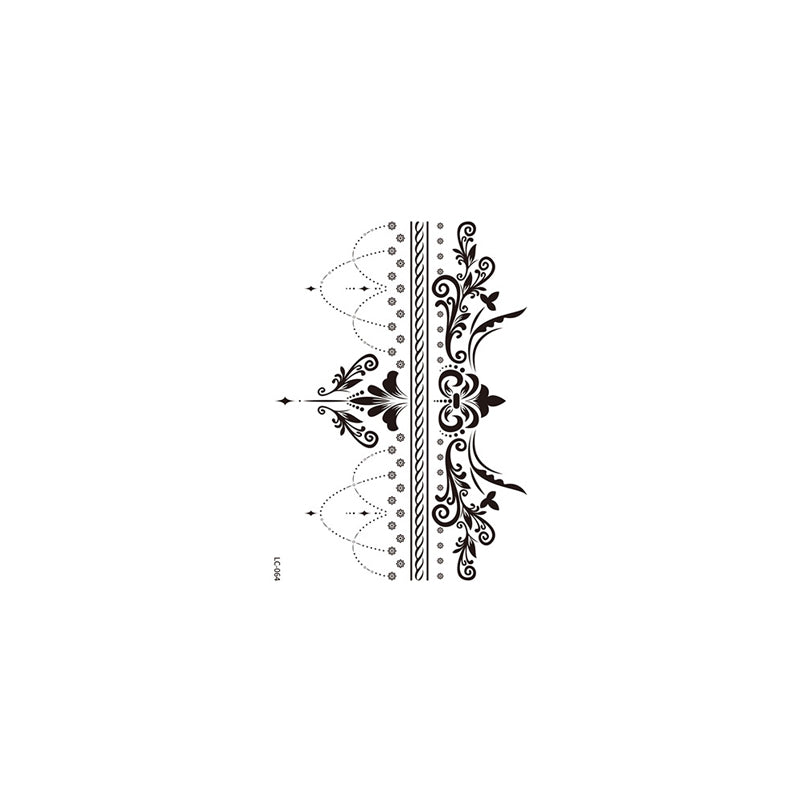 Realistic Tribal Sleeve Tattoo – Waterproof & Painless