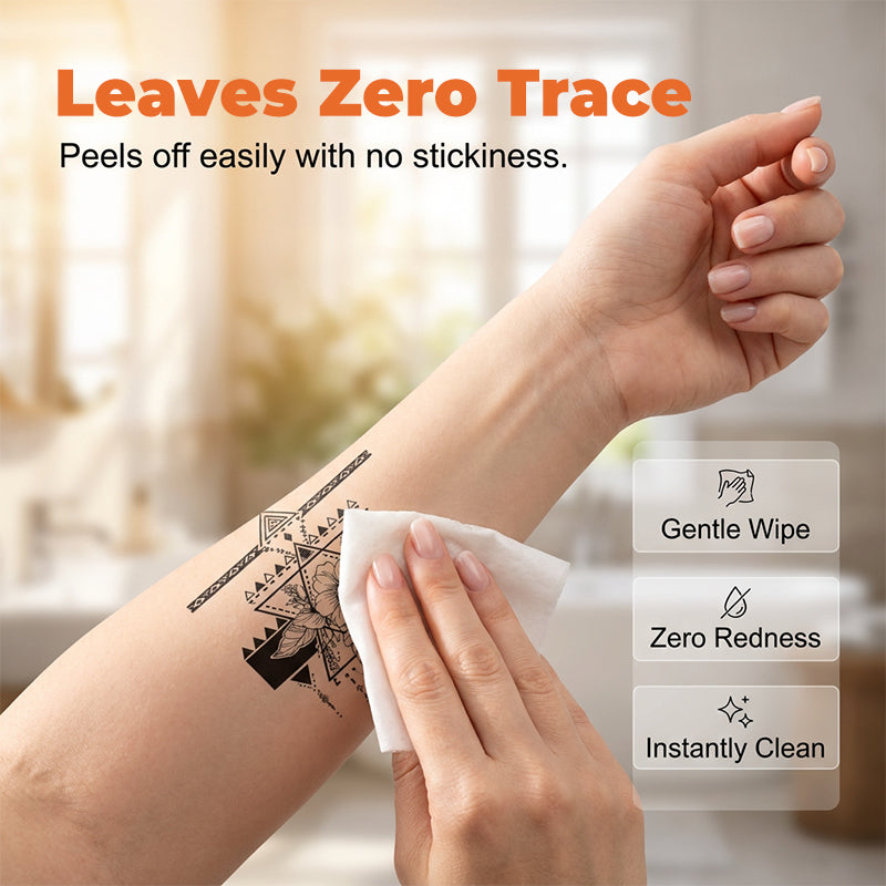 Realistic Tribal Sleeve Tattoo – Waterproof & Painless