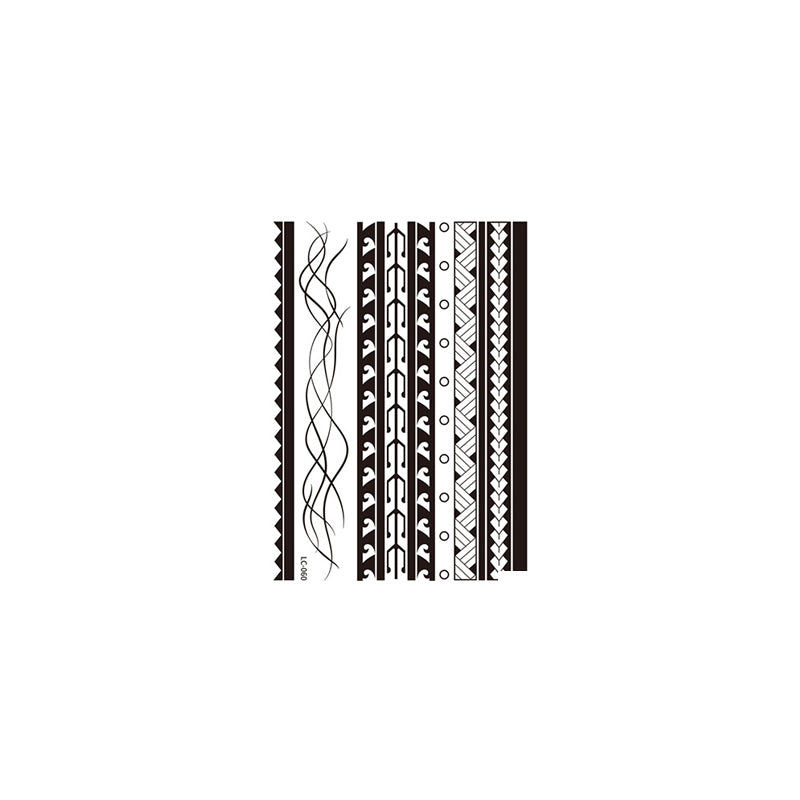 Realistic Tribal Sleeve Tattoo – Waterproof & Painless
