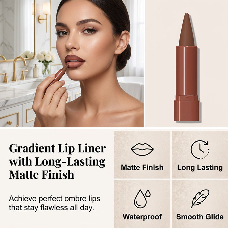 Dual-Tip Matte Lipstick – Smudge-Proof & Long-Lasting Color