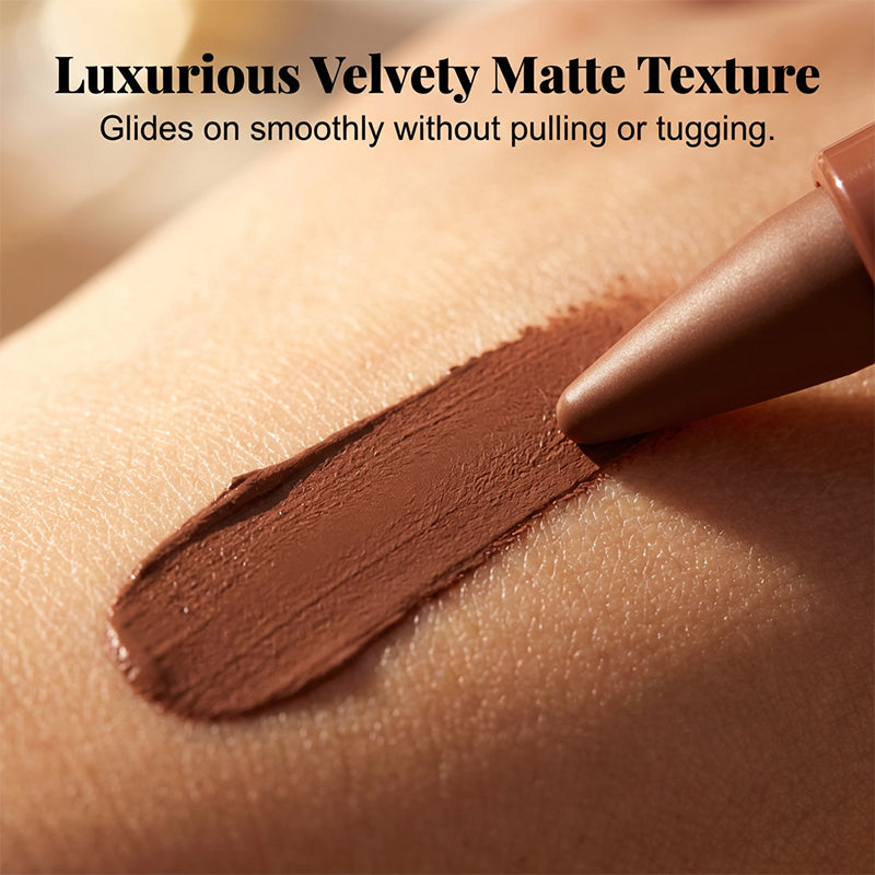 Dual-Tip Matte Lipstick – Smudge-Proof & Long-Lasting Color