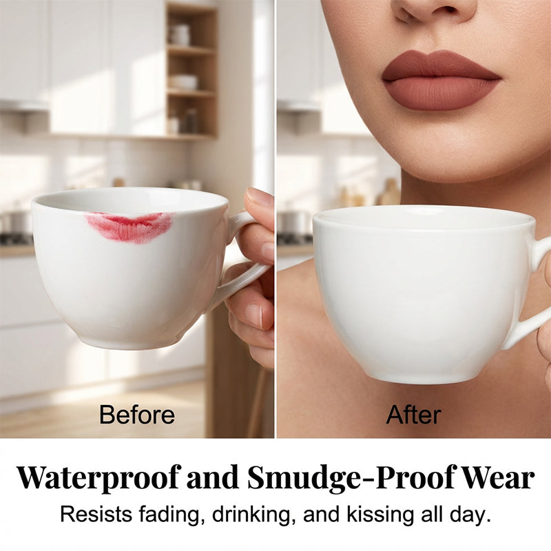 Dual-Tip Matte Lipstick – Smudge-Proof & Long-Lasting Color