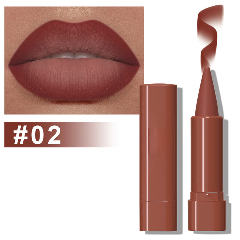 Dual-Tip Matte Lipstick – Smudge-Proof & Long-Lasting Color