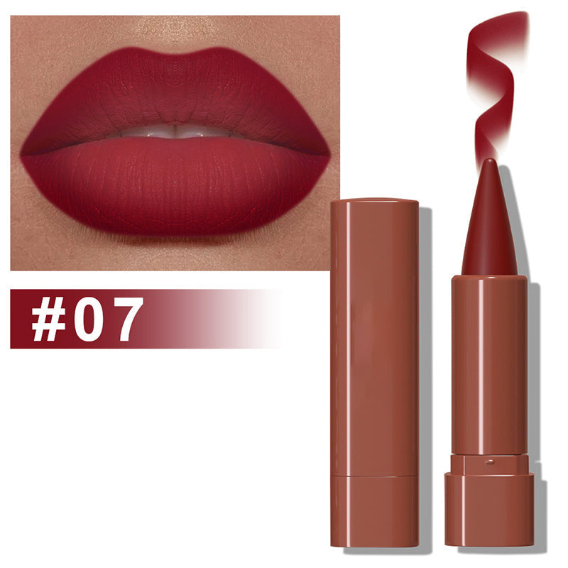 Dual-Tip Matte Lipstick – Smudge-Proof & Long-Lasting Color