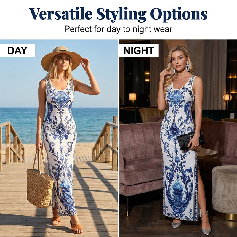 2026 New Arrivals 50% OFF💥Bodycon Maxi Dress – Slit Hem & Breathable Fit