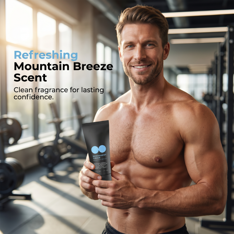 Quick-Dry Deodorant Cream – Talc-Free & Chafe Protection Formula