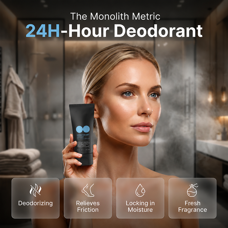 Quick-Dry Deodorant Cream – Talc-Free & Chafe Protection Formula