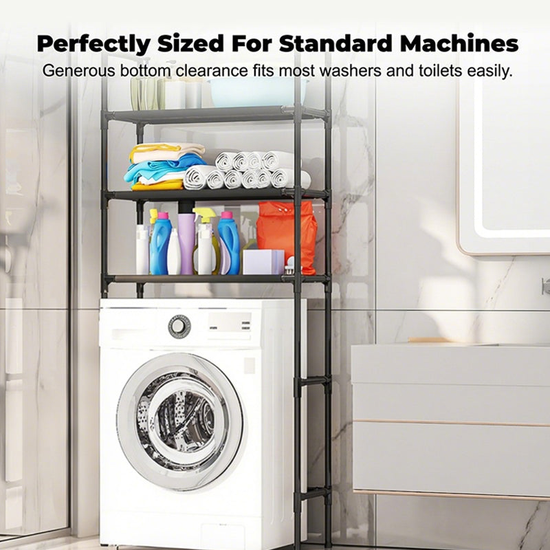 Over-the-Toilet Storage Rack – Rustproof & No-Drill Design
