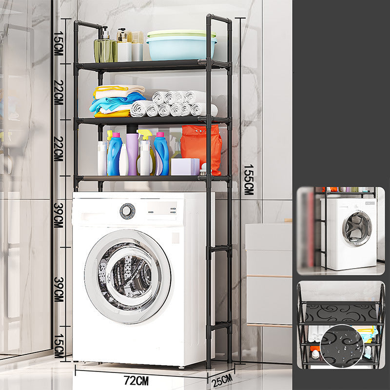 Over-the-Toilet Storage Rack – Rustproof & No-Drill Design