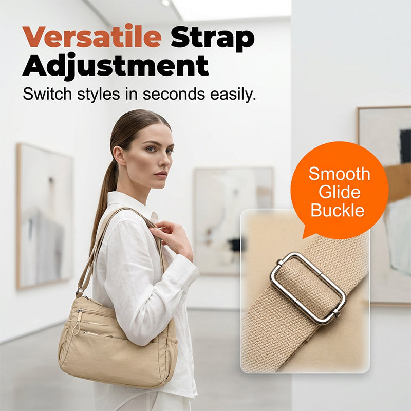 New Arrivals Specials✨Multi-Pocket Crossbody Bag – Spacious & Weatherproof Design