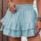 A-Line Layered Mini Skirt – Flowy & Stretch Waistband