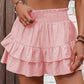 A-Line Layered Mini Skirt – Flowy & Stretch Waistband