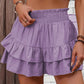 A-Line Layered Mini Skirt – Flowy & Stretch Waistband