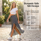 High-Waist Floral Slit Skirt – Flowy & Breathable Fit