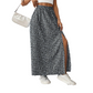 High-Waist Floral Slit Skirt – Flowy & Breathable Fit