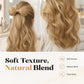 Bowknot Claw Clip Ponytail – Instant Volume & Elegant Half-Up Style