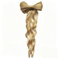 Bowknot Claw Clip Ponytail – Instant Volume & Elegant Half-Up Style