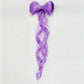 Bowknot Claw Clip Ponytail – Instant Volume & Elegant Half-Up Style