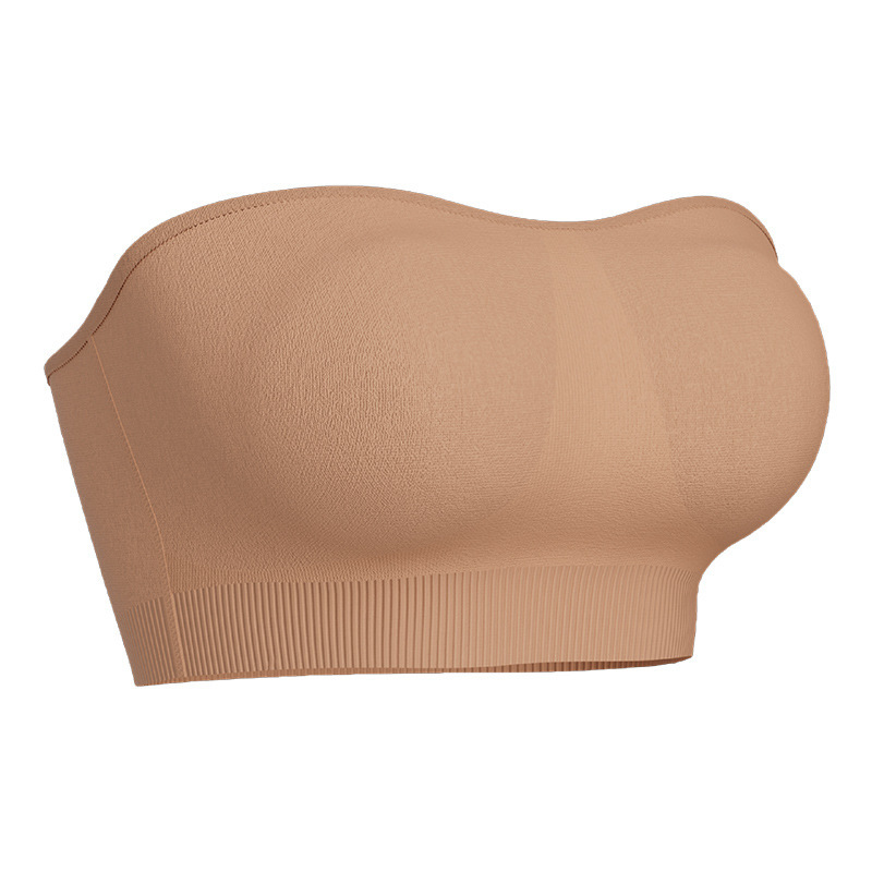 Women’s Wireless Bandeau Bra with Removable Straps
