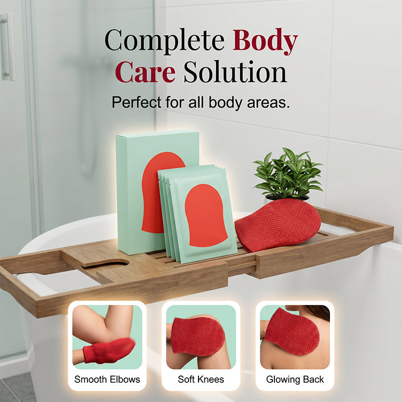 Exfoliating Body Scrub Glove Hydrating Shower Mitt