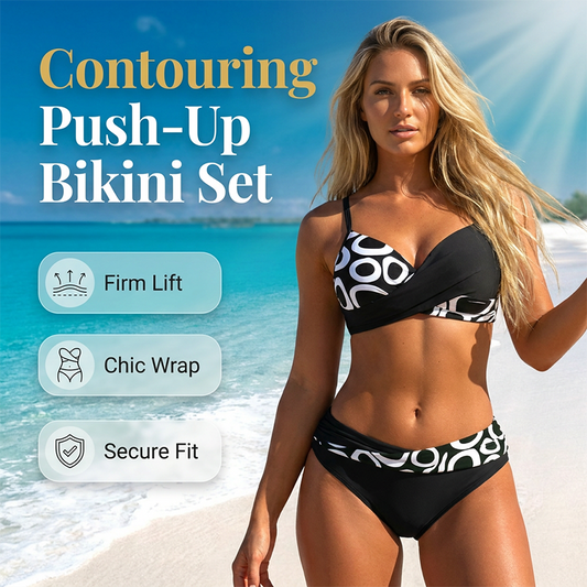 Wrap Push-Up Bikini Set – Quick-Dry & Flattering Fit Design