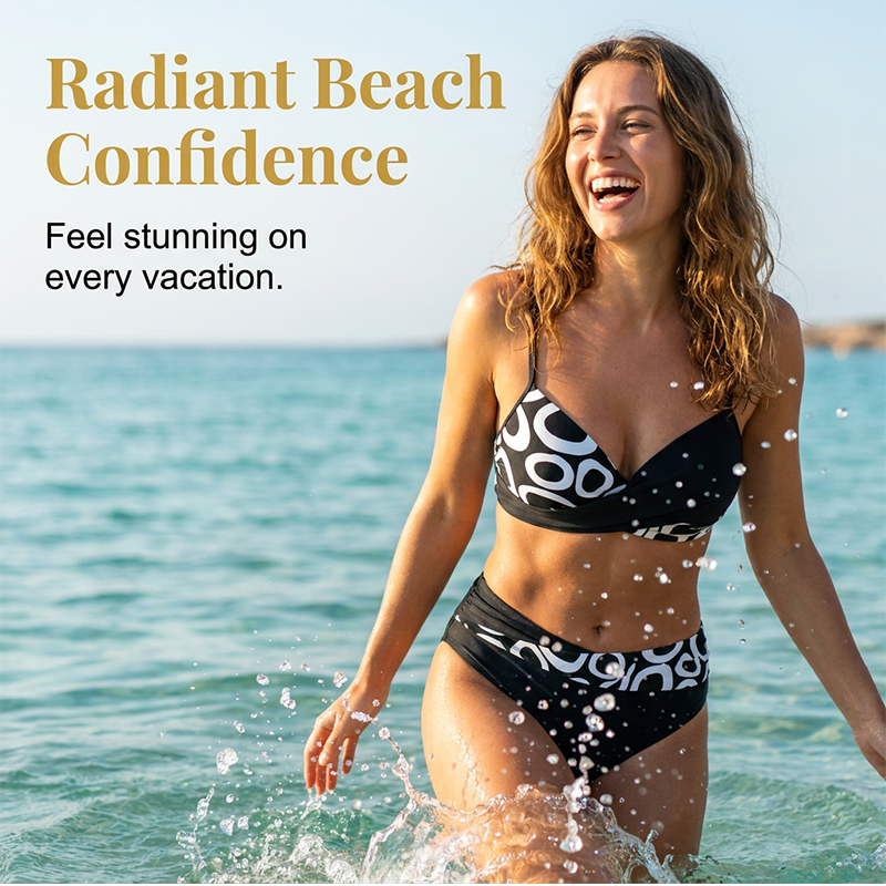 Wrap Push-Up Bikini Set – Quick-Dry & Flattering Fit Design