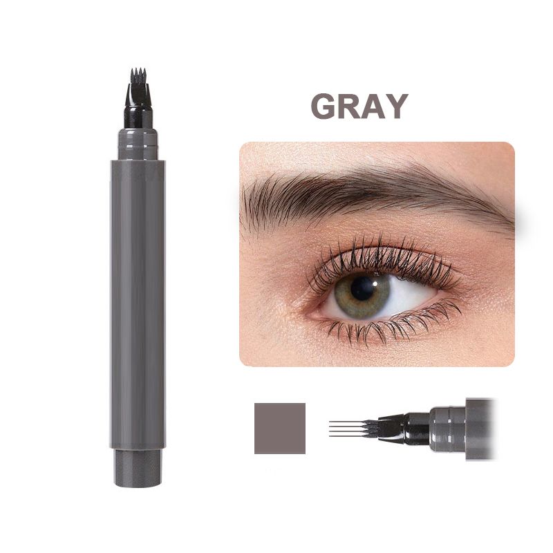 4-Tip Waterproof Brow & Beard Pen – Hair-Like Precision